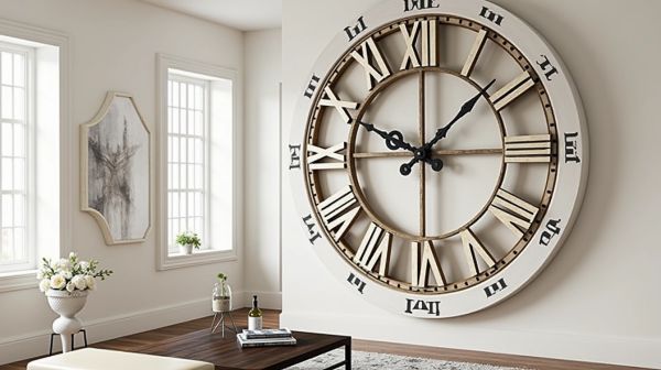 Savourez l'art de la décoration avec une horloge murale design